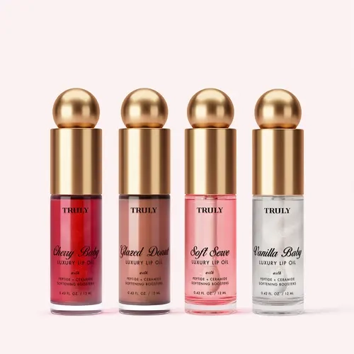Luxury Peptide Lip Oil Collection - 4-Piece Luxury Peptide Lip Oil Set