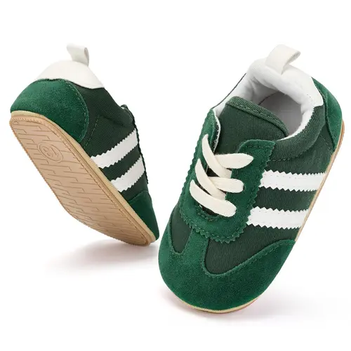 Unisex Baby Toddler Shoes - Slip-On Ankle-Low Prewalker First Walker Shoes, Lightweight Durable Comfy Slippers, Toddler Flats for 0-1.5 Yrs (6,9,12,18 Months) Little Kids, Indoor Outdoor Baby Items,sohochic