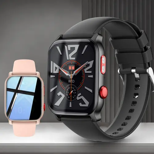 Smart Watch for Men and Women with Call/Message Reminder, Smart Watch Fitness Watch Heart Rate/Sleep/Calorie/Step Monitor, Emergency Flashlight, Activity Tracker for iPhone and Android tiktokshopbacktoschool,back to school,back to school haul,sohochic