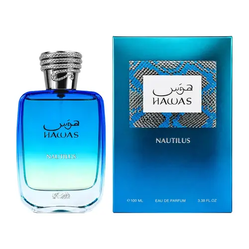 Rasasi Hawas Nautilus for Men Eau de Parfum Spray, 3.4 Ounce