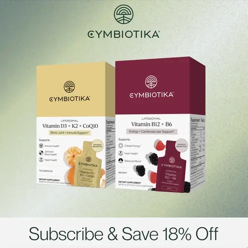 Everyday Essentials Duo Pack | 12*2 Packets | Liposomal B12 + B6 & Vitamin D3 + K2 + CoQ10 | Energy, Immunity & Bone Health | Methylated B Vitamins & Plant-Based D3 with Dual-Form K2