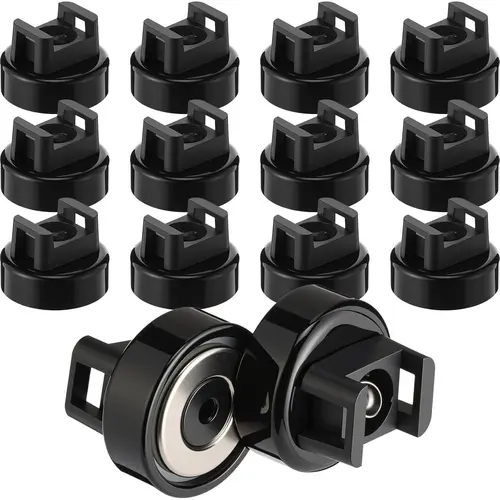 GJAHSH Heavy-Duty Magnetic Cable Tie Mounts, 22mm Magnetic Zip Tie Mount Bases, 22lbs Strong Magnetic Wire Holders and Cable Organizers for Home, Office, Marine, and Electrical Wire Management toolupgrade