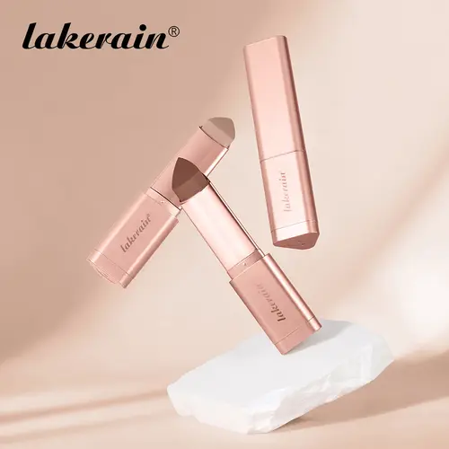2-in-1 Cream Contour Bronzer Stick - Contour Face Stick with Triangle Applicator Tip, Gliding Conditioning Smoothing Formula, Color Correction for Defined Cheeks & Natural Sun-Kissed Glow, Beginner-Friendly for Adults