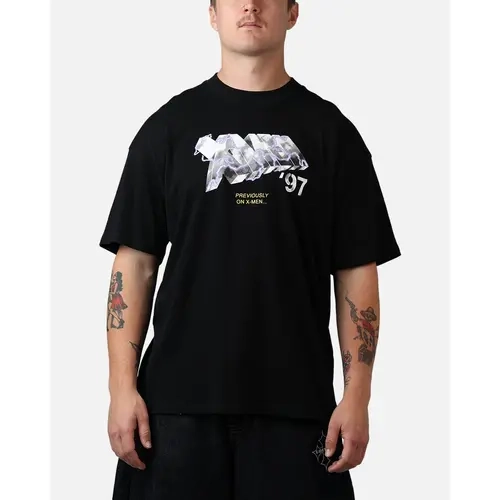 73Studio Marvel X-Men Previously On X-Men T-Shirt Black