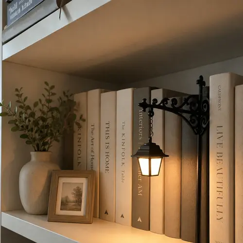 CLOUDSEA Library Lantern - Warm LED Book Lights, Miniature Hanging Lamps, Relaxing House Decor for Bookshelf, Reading Nook, Lights for Bedroom, Halloween Hanging Home Decor,sohochic