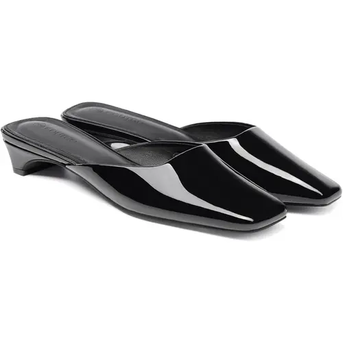 Coutgo Women's Satin Mules, Closed Square Toe Slip-On Kitten Heels for Women, Backless Lightweight Casual Dress Shoe, Footwear,back to school,back to school haul,sohochic