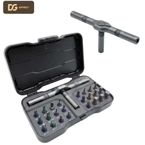 DGAPHRO Multifunctional Torx Ratchet Set - S2 Steel Precision Tools, Removable Self-Assembly Magnetic Gadgets for Camp Kitchen Furniture Repair, Work Essentials for DIYers, Multifunctional Screwdriver