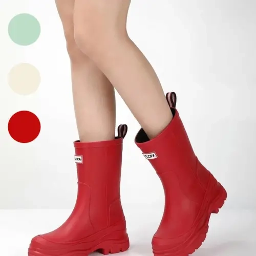 Women's Waterproof Rain Boots for All Seasons, Non-Slip Durable Sole, Ideal for Hiking, Outdoor Work, Camping & Gardening, Water Activities Use, Perfect Gift