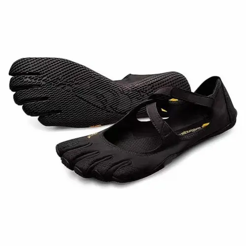 5-Finger Ballerina Shoes - Buckle Dance Footwear, Flexible, Non-Slip, Lightweight, Breathable Barefoot Comfort for Dance, Yoga, Indoor Training & Gym Activities