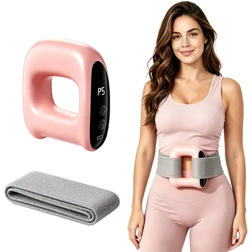 Portable Muscle Recovery and Fascia Vibration Device – Adjustable Vibrating Waist Belt for Waist, Back, and Legs – Wireless, Rechargeable Design for Muscle Recovery and Tension Relief, Helping You Relax Body and Mind