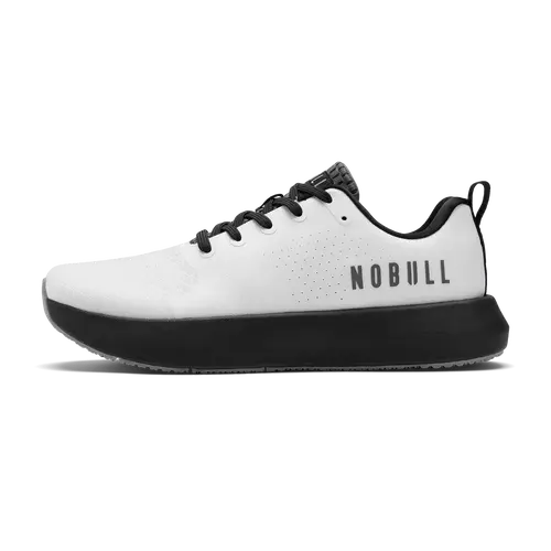 NOBULL Women's Drive 2 Ripstop in Classic White Jet Black
