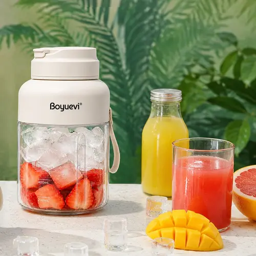 BOYUEVI Portable Blender, 1350ml Large Capacity or 950ml + 550ml Combo, USB Rechargeable Personal Blender, Ice-Crushing, BPA-Free Smoothie Maker for Home, Gym, Office & Travel,sohochic sohochic