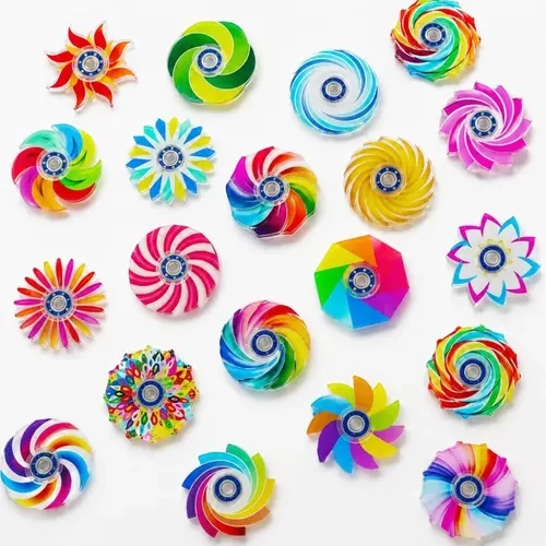 40pcs Colorful Fidget Spinners, Bulk Fidget Toys for Kids & Adults, Anxiety Stress Relief Tools, Christmas Easter Basket Stuffers & Classroom Prizes, Christmas Gifts,sohochic