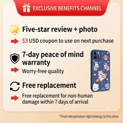 Non-Woven Smartphone Protector - Handheld Mobile Phone Accessory for iOS iPhone 17-13 Devices, 7-Day Free Replacement, 5-Star Review Cash Back, Exclusive Benefits, Product Support