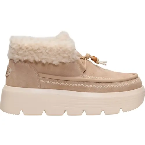 HEYDUDE Austin Edge Lounge Suede - Women's Comfortable Slip on Boots