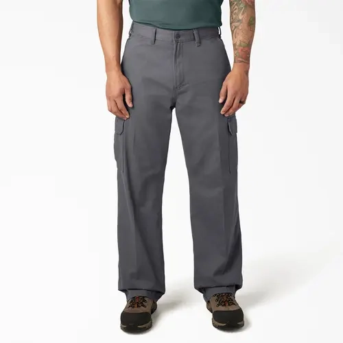 Dickies Loose Fit Cargo Pants,Garment-washed fabric,utility pockets,classic workwear style
