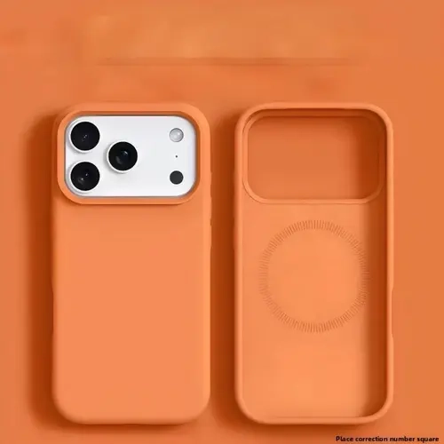 Soft Liquid Silicone Magnetic Casing for iPhone 13-17 Series, Durable Protector Cover, Shockproof Anti-Drop Shield, Strong Magnetic Hold for Wireless Compatibility,  caseBack to School Essential, Iphone 17 case protection