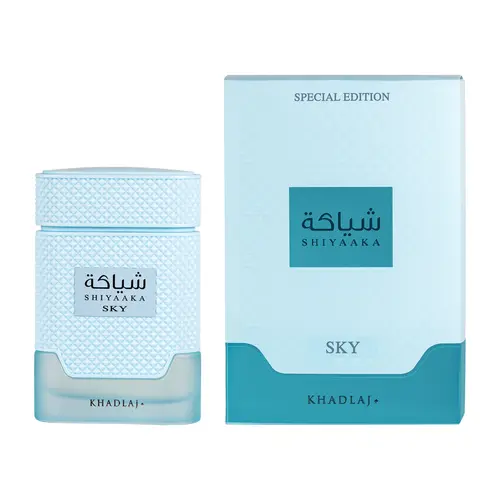 Khadlaj Shiyaaka Sky for Unisex Eau de Parfum Spray, 3.4 Ounce