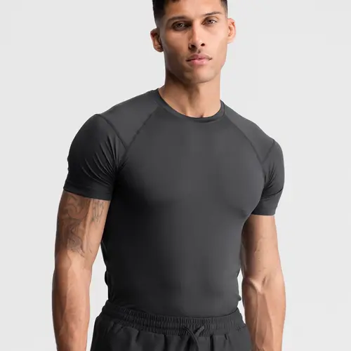 Haus | Compression Short Sleeve Athletic Tee | Anti-Odor Stretch Performance