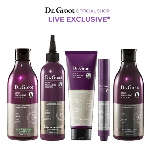 [LIVE EXCLUSIVE] Dr. Groot Complete Set + Scalp Soothing Shampoo