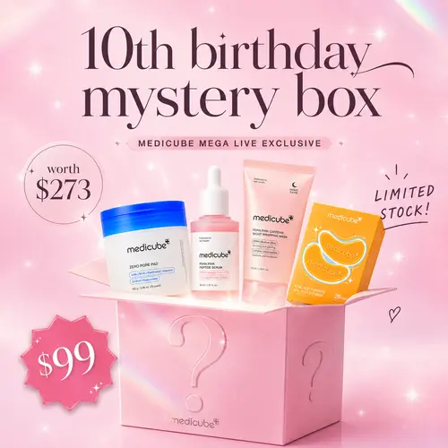 [LIVE Exclusive] medicube 10th Birthday Mystery Box | K-Beauty, Korean Skincare