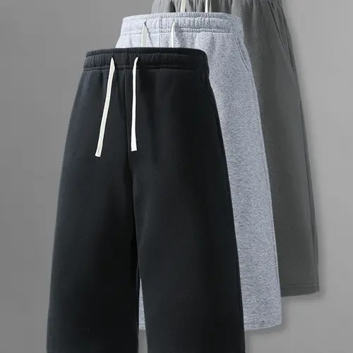 3-Pack Men’s Summer Sports Shorts — Breathable shorts for running, workouts, fitness, and everyday casual wear; 7/8 length men’s shorts