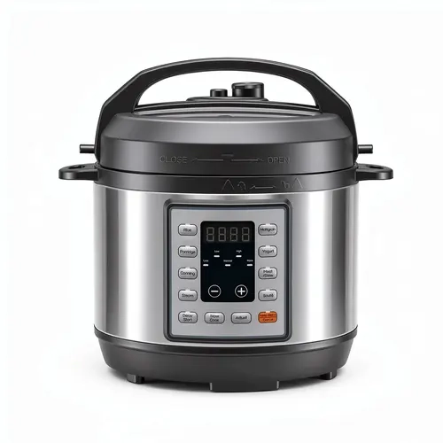 Electric Pressure Cooker - Multi-Function Kitchen Appliance with Preset Programs for Rice, Soup, Beans, Easy Family Meal Prep