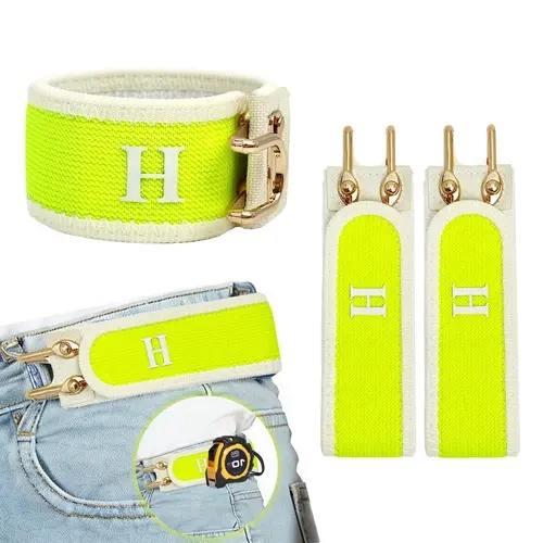 HAILTH Pro Invisible No Buckle Elastic Belt (2 Pack) for Men & Women - Patented Low Profile Nylon Adjustable Waistband, Tactical Hook, Gift Box Included, Casual Summer & Daily Wear New Colors,sohochic