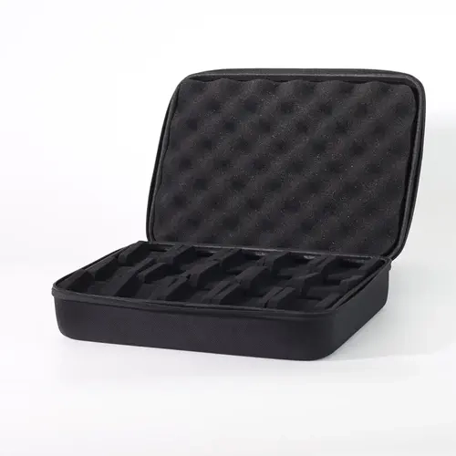 15-Piece Large Capacity Watch Storage Box, Watch Organizer, Portable Travel Shockproof Watch Case, EVA Hard Shell Protection, Minimalist Design
