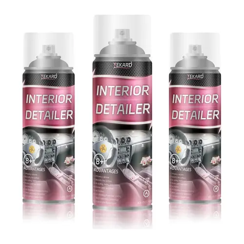 TEKARD All-in-One Waterless Interior Spray Wax — Revitalizes car dashboards, seats, door panels, leather, and more — An all-in-one interior care product suitable for plastic, vinyl, leather, and fabric surfaces.