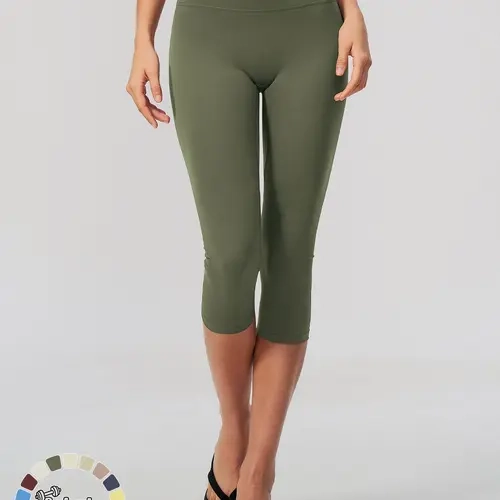 Viral Tiktok Trend 7/8 Butt Shaping Leggings, High Waist Tummy Control Butt Lifting Capri Pants, Slim-Fitting Casual Wear for All Seasons
