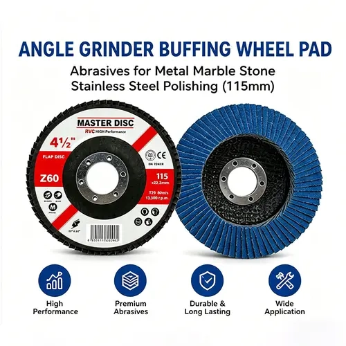 25 Pack Flap Discs 4 1/2 for Angle Grinder Sanding Disc,Grit T29 Flap Disc, 7/8 Inch Zirconia Abrasive Grinding Wheel Disc for Metal, Wood, Stainless Steel Finishing toolupgrade