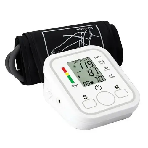 Upper Arm Blood Pressure Monitor for Home Use, Automatic Digital BP Machine with Large Backlit LCD Display, Adjustable Cuff 8.7”-15.7”, 2 Users, 240 Memory Sets, Easy-to-Read BP Monitor for Seniors, Mom Dad, Home & Travel,sohochic
