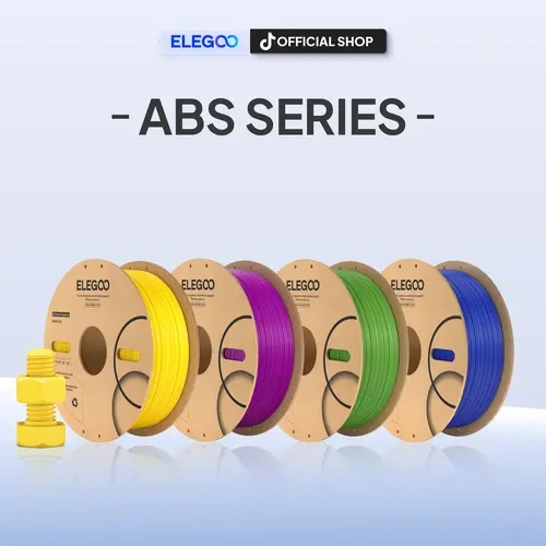 ELEGOO ABS Filament 1.75mm Black 1KG, Heat Resistant 3D Printer Filament High Toughness & Impact Resistance, 1kg spooll(2.2lbs) Fits for Most FDM Printer,back to school,back to school haul,sohochic