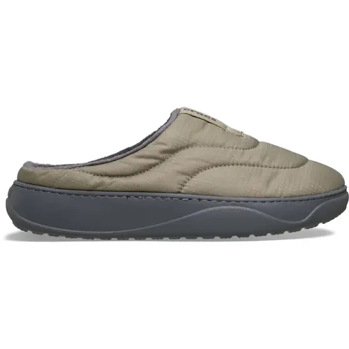 Crocs Adult Tent Moc Lined Clogs, Fuzzy Slippers