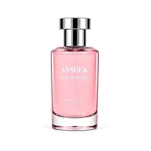 ASSEEK Pink Romance Perfumes for Women, 80ml (2.7 fl oz) Eau de Parfum with Strawberry, Raspberry, Peony, Jasmine & Vanilla Scent, Sweet Fruity Floral Fragrance for Date Night,sohochic