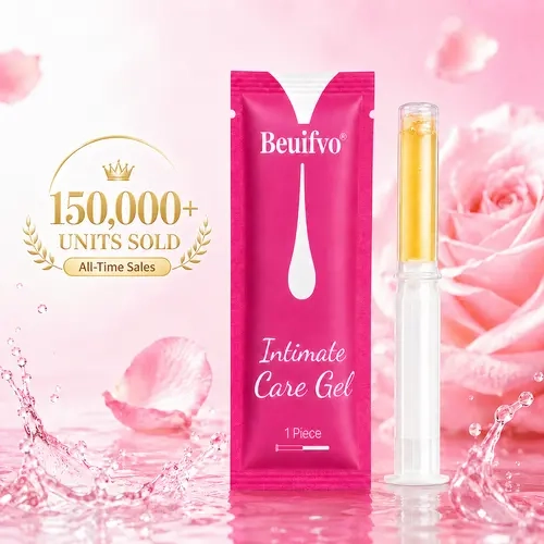 Beuifvo Women’s Daily Gentle Intimate Care Gel (Gel Form) with 3g Single-Use Applicators, Collagen Peptide, Hyaluronic Acid, Carbomer, Suitable for All Skin Types