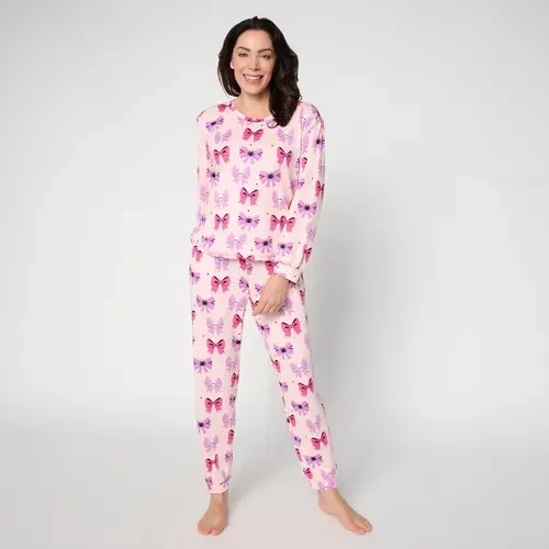 MUK LUKS Cloud Knit Halloween Pajama Set