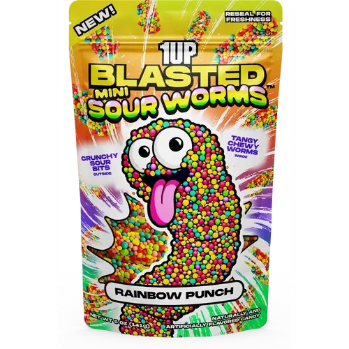 Rainbow Mini Sour Worms