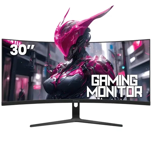 Suevery 30-Inch 1500R Curved PC Gaming Monitor, 21:9 WFHD 2560x1080 Resolution, 200/100Hz Refresh Rate, FreeSync, Low Blue Light, HDMI & DP Ports, VESA Mount Compatible Black Display