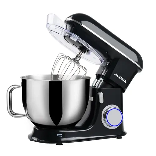 Aucma Stand Mixer, 8.5QT 900W Tilt-Head, Large Capacity Kitchen Electric Mixer with Dough Hook, Wire Whip & Beater