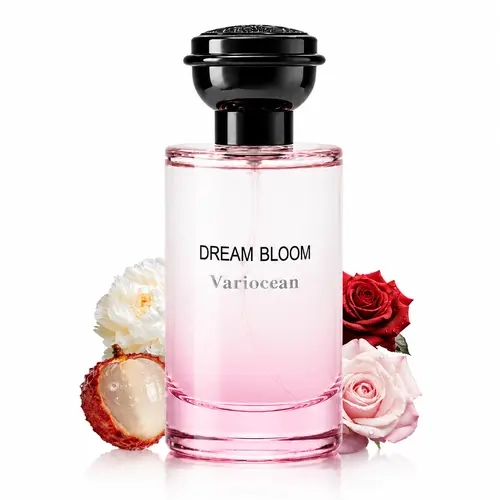 Variocean Dream Bloom Eau de Parfum 50ml (1.7 fl oz), Long Lasting Unisex Fragrance, Fresh Lychee Floral Scent with Rose, Peony & Patchouli Notes, Luxury Perfume Gift for Women & Men#sohochic