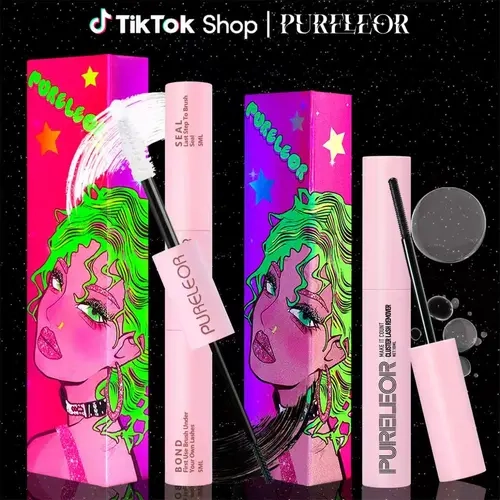PURELEOR Liquid Lash Bond and Seal Kit with Eyelash Remover, Cosmetic for Eyelash Extensions, 3-Day Hold, Quick Drying, Sensitive Safe, DIY Lash Cluster Makeup Compatible