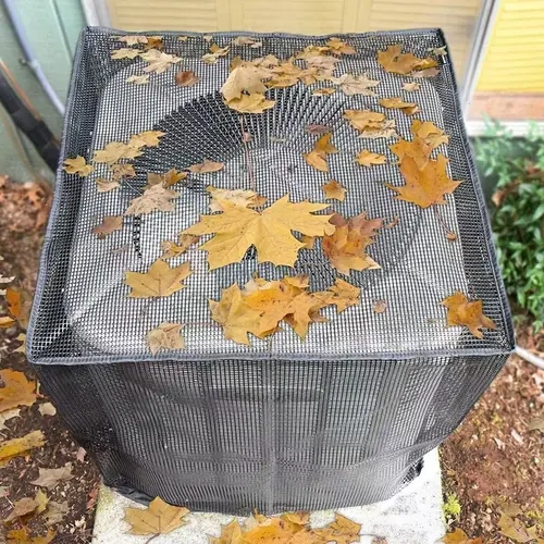 【FaddishDeal】Durable Air Conditioner Cover, Full Mesh AC Protector, Heavy-Duty Outdoor Protection, All-Season Use, AC Covers, AC Covers For Outside,sohochic