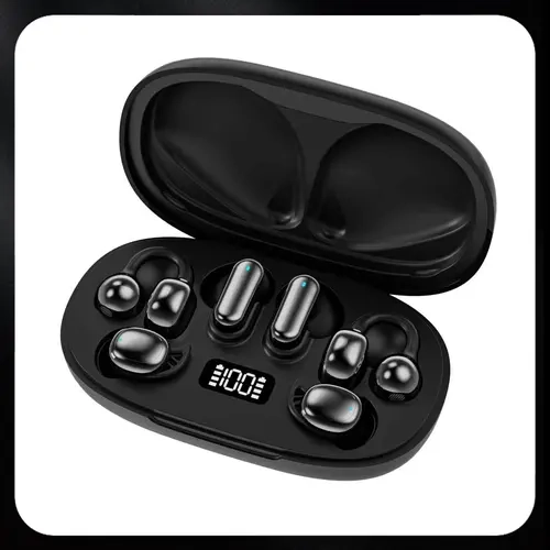 WARMLIFE 680 3-in-1 Bluetooth 6.1 Wireless Earbuds with Portable Charging Case, Clip-On Open-Ear, In-Ear & Sleep Earbuds, Noise Reduction, HiFi Stereo Sound, Comfortable Fit for Workout, Travel, Sleep, iPhone Android