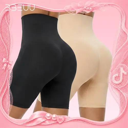 BBEUU Shapewear Sculpting Shorts High Waist Smooth & Lift Shorts Tummy Control All-Day Comfort