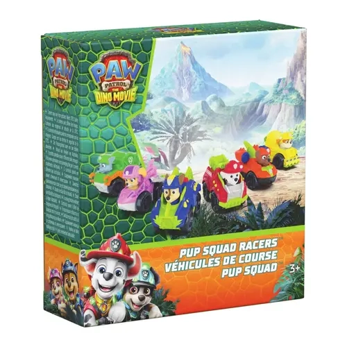 Paw Patrol Dino Squad Racer Multi Pack in Dino Vehicles