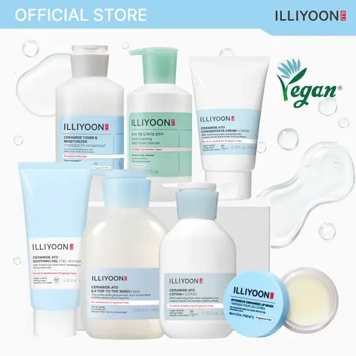 ILLIYOON’s Face to Body Full Routine Set for Sensitive Skin | Affordable Korean Ceramide Skincare
