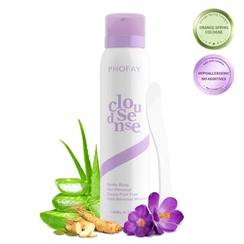 [Live Stream Exclusive] Bikini Pain-Free Hair Removal Cream for Sensitive Skin, Hypoallergenic Formula-Gentle & Fast-Acting Depilatory with Citrus Scent, Aloe & Hyaluronic Acid for Soothing Care, Suitable for Men & Women,backtoschool