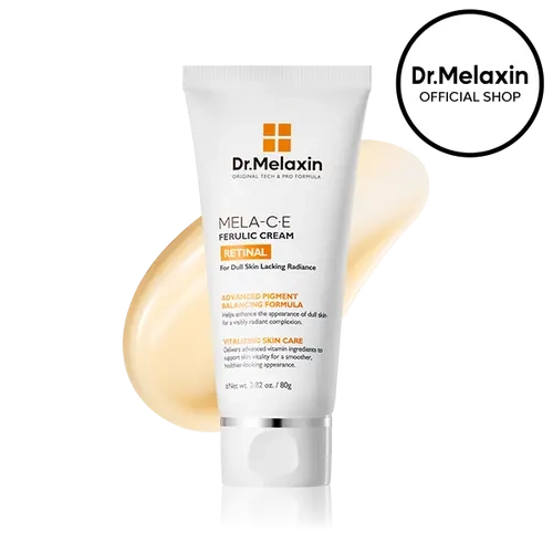 [Dr.Melaxin Official] Mela-C·E Ferulic Cream Retinal | Vitamin C E Ferulic + Retinal Anti Aging Face Cream | Brightening Firming 80g